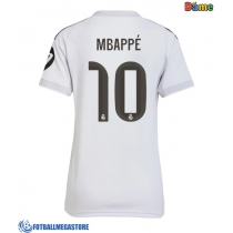 Fotballdrakt Dame Real Madrid Kylian Mbappe #10 Hjemmedrakt 2025-26 Kortermet
